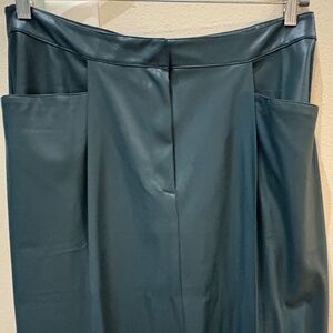 Vegan Leather Skirt